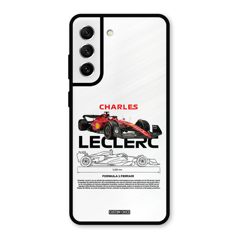 LECLERC Red Samsung Galaxy S21 FE 5G Mobile Back Cover - Car&Bike PrintShield Case