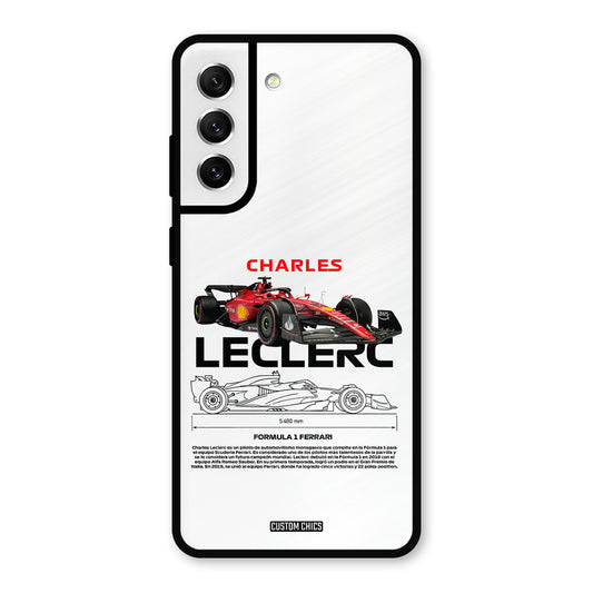 LECLERC Red Samsung Galaxy S21 FE 5G Mobile Back Cover - Car&Bike PrintShield Case