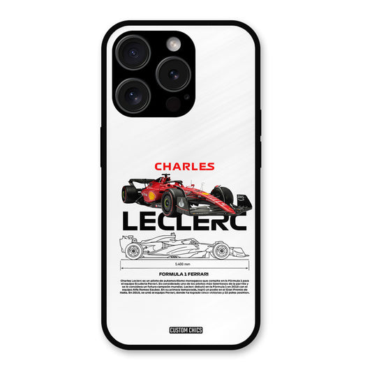 LECLERC Red iPhone 15 Pro Mobile Back Cover - Car&Bike PrintShield Case