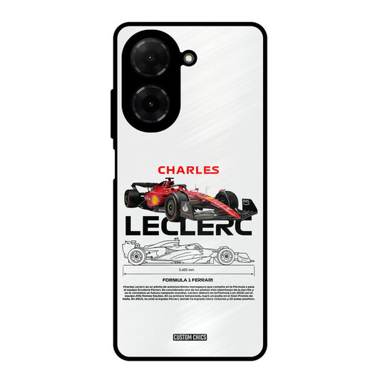 LECLERC Red Poco C71 Mobile Back Cover - Car&Bike PrintShield Case