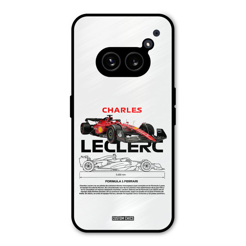 LECLERC Red Nothing Phone 2a Mobile Back Cover - Car&Bike PrintShield Case