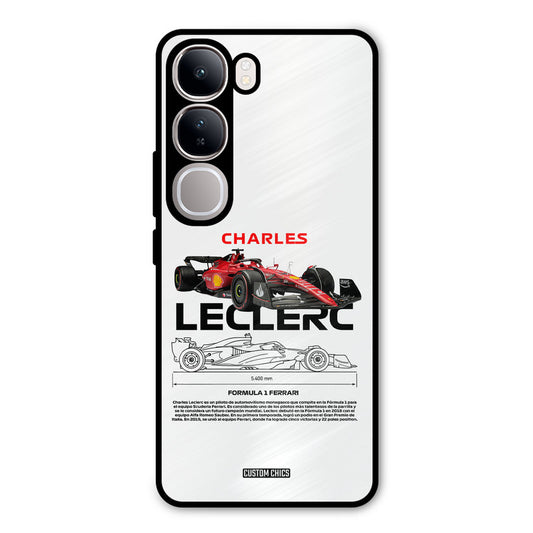 LECLERC Red Vivo Y300 Mobile Back Cover - Car&Bike PrintShield Case
