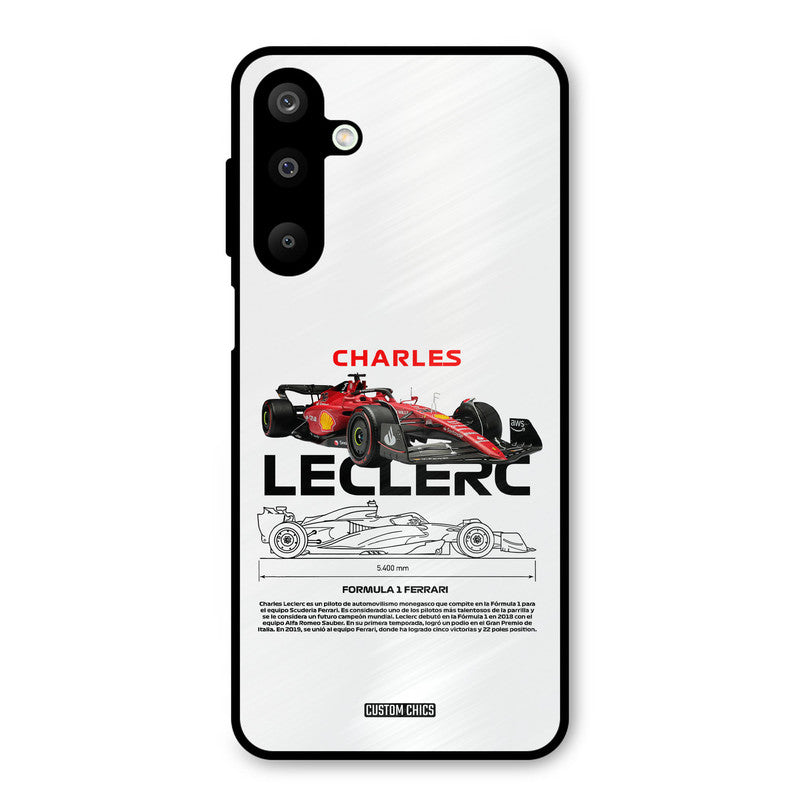 LECLERC Red Samsung Galaxy M16 Mobile Back Cover - Car&Bike PrintShield Case