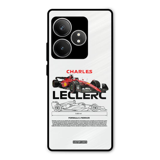 LECLERC Red Realme GT 6T Mobile Back Cover - Car&Bike PrintShield Case