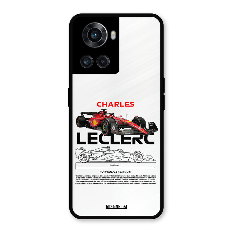 LECLERC Red OnePlus 10R Mobile Back Cover - Car&Bike PrintShield Case