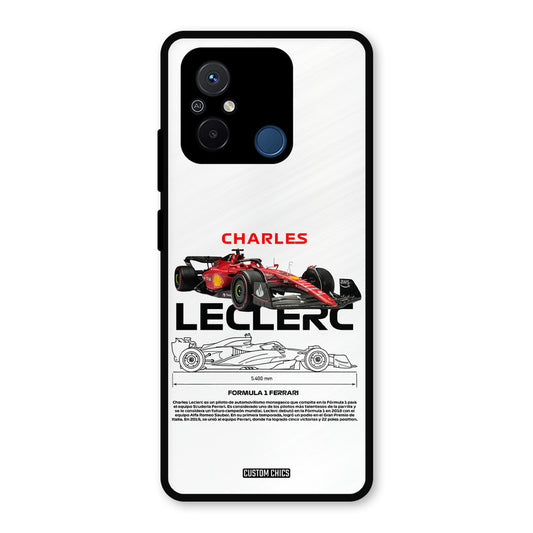 LECLERC Red Redmi 12c Mobile Back Cover - Car&Bike PrintShield Case