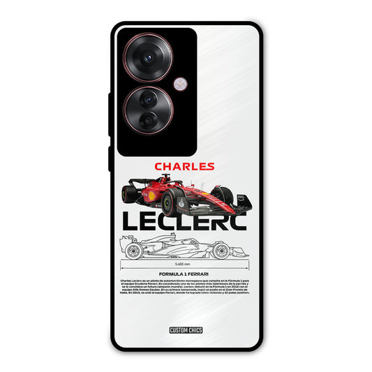 LECLERC Red Oppo F25 Pro Mobile Back Cover - Car&Bike PrintShield Case