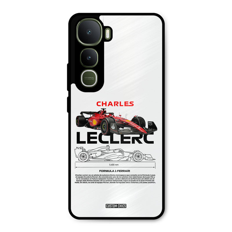 LECLERC Red Vivo Y400 Mobile Back Cover - Car&Bike PrintShield Case