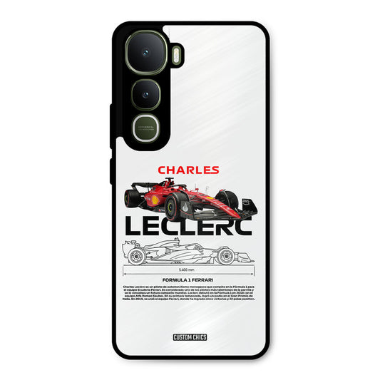 LECLERC Red Vivo Y400 Mobile Back Cover - Car&Bike PrintShield Case