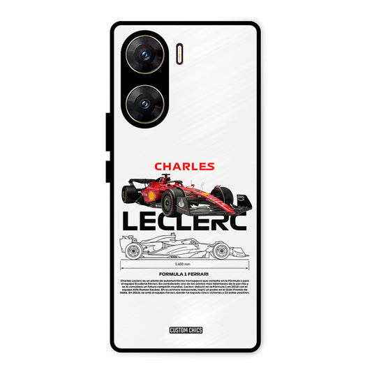 LECLERC Red Vivo V29e Mobile Back Cover - Car&Bike PrintShield Case