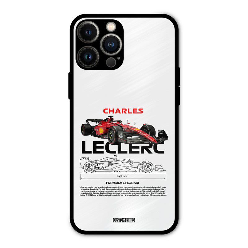 LECLERC Red iPhone 13 Pro Max Mobile Back Cover - Car&Bike PrintShield Case
