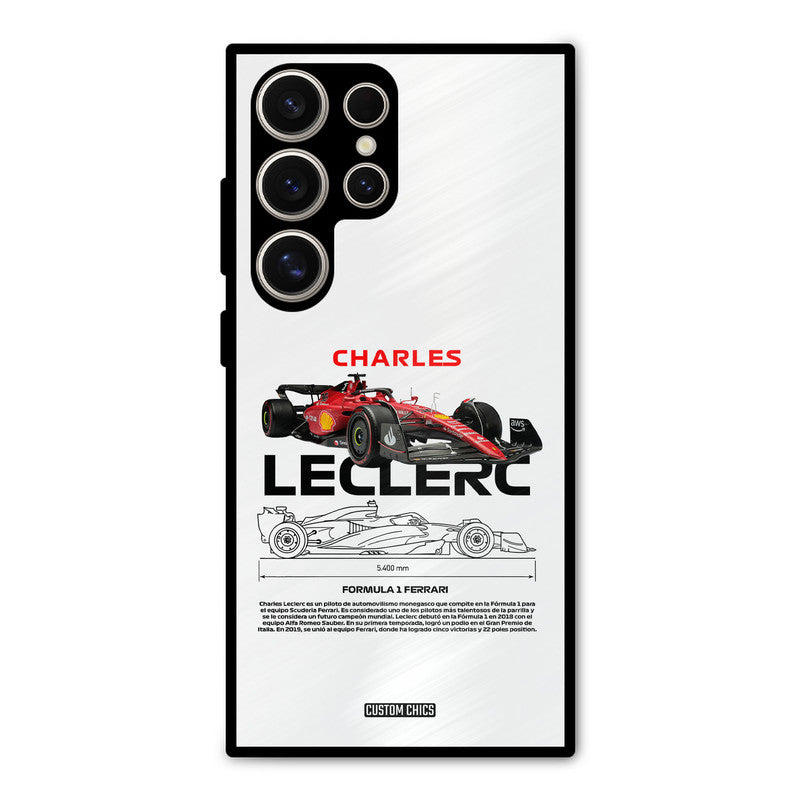 LECLERC Red Samsung Galaxy S24 Ultra Mobile Back Cover - Car&Bike PrintShield Case
