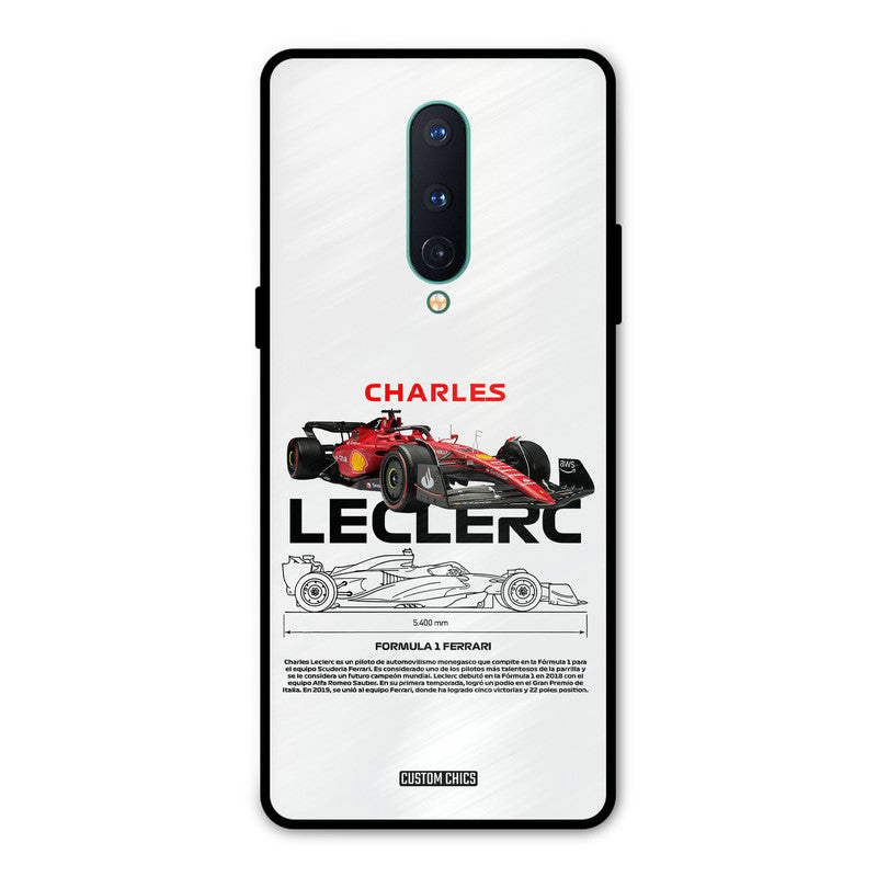 LECLERC Red Oneplus 8 Mobile Back Cover - Car&Bike PrintShield Case
