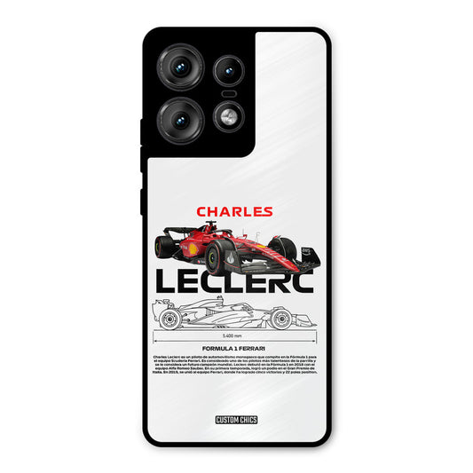 LECLERC Red Motorola Edge 50 Pro Mobile Back Cover - Car&Bike PrintShield Case