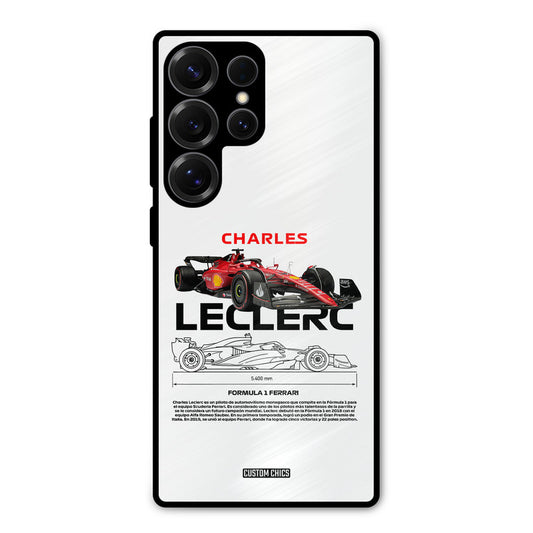 LECLERC Red Samsung Galaxy S25 Ultra Mobile Back Cover - Car&Bike PrintShield Case