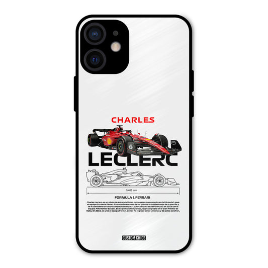 LECLERC Red iPhone 12 Mini Mobile Back Cover - Car&Bike PrintShield Case