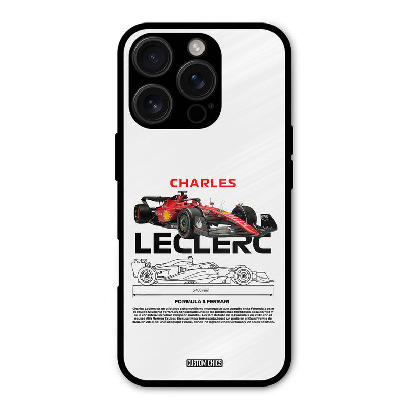LECLERC Red iPhone 16 Pro Mobile Back Cover - Car&Bike PrintShield Case