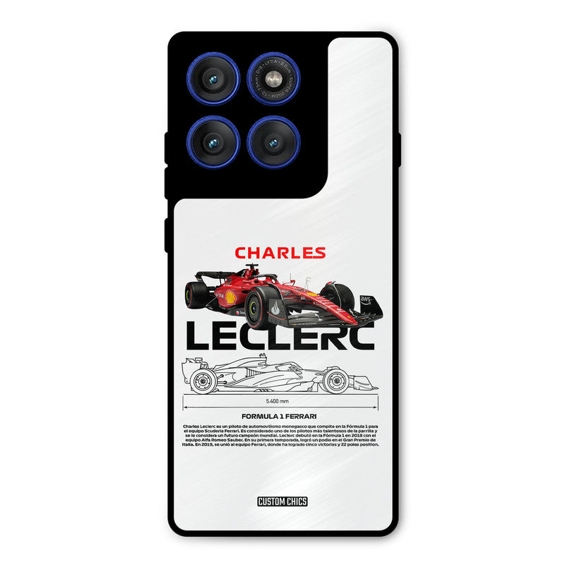 LECLERC Red Motorola Edge 60 Pro Mobile Back Cover - Car&Bike PrintShield Case