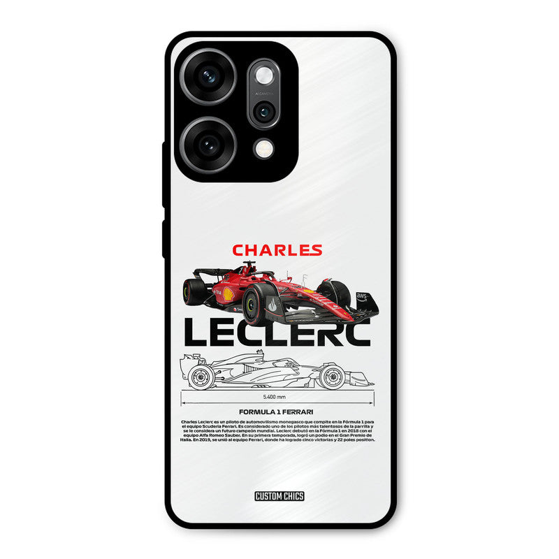 LECLERC Red Oppo Reno 14 Pro Mobile Back Cover - Car&Bike PrintShield Case