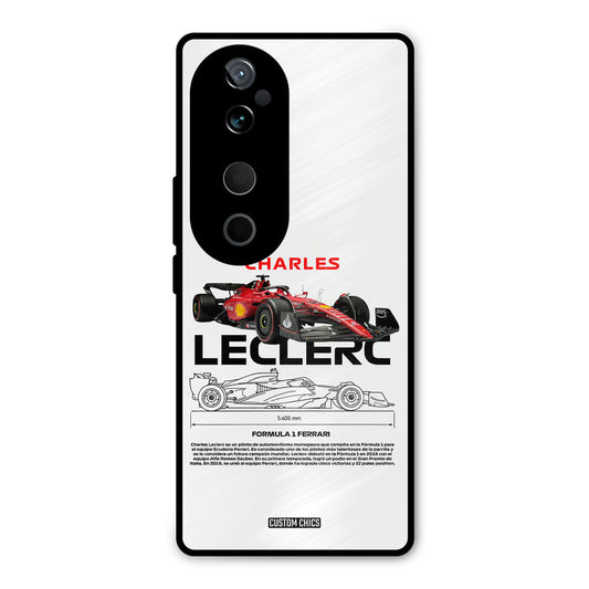 LECLERC Red Vivo V40 Mobile Back Cover - Car&Bike PrintShield Case