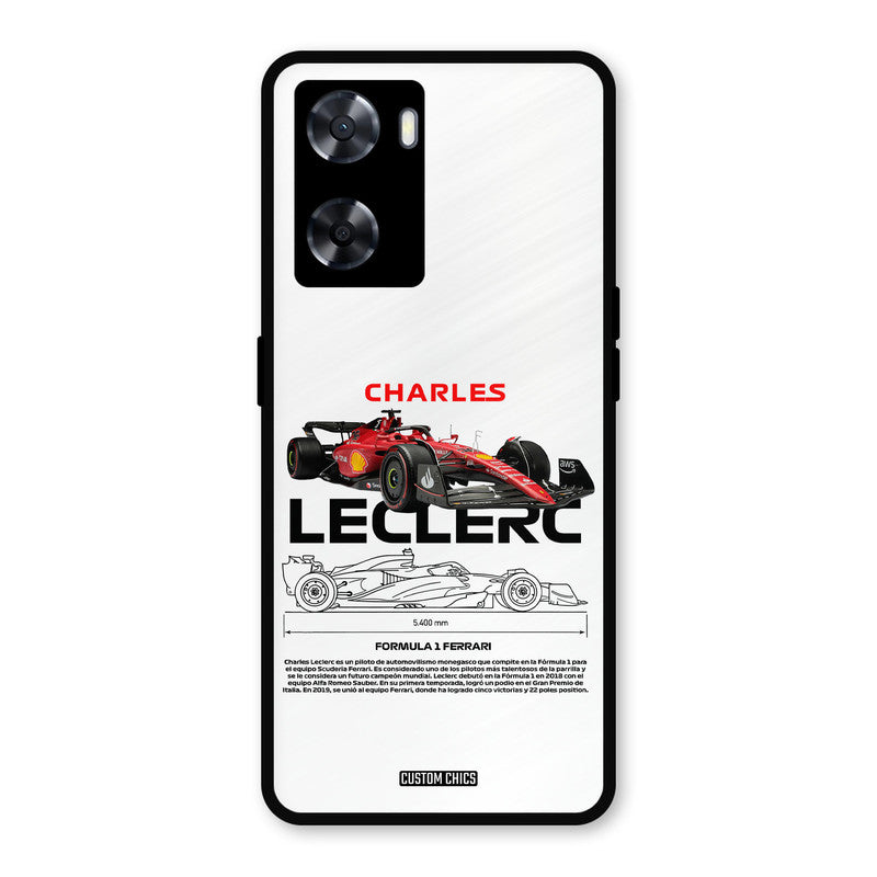 LECLERC Red Oppo A57 2022 Mobile Back Cover - Car&Bike PrintShield Case