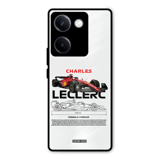 LECLERC Red Vivo Y300 Plus Mobile Back Cover - Car&Bike PrintShield Case