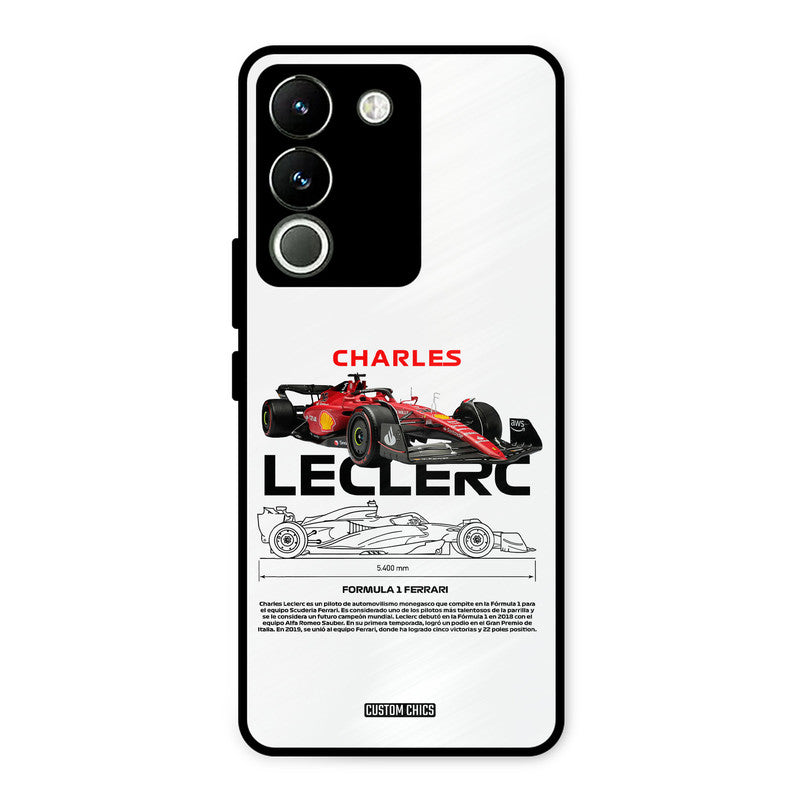 LECLERC Red Vivo Y200 Mobile Back Cover - Car&Bike PrintShield Case