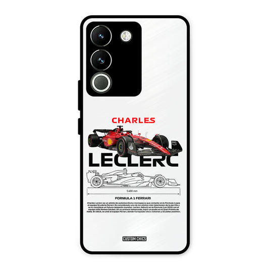 LECLERC Red Vivo Y200 Mobile Back Cover - Car&Bike PrintShield Case