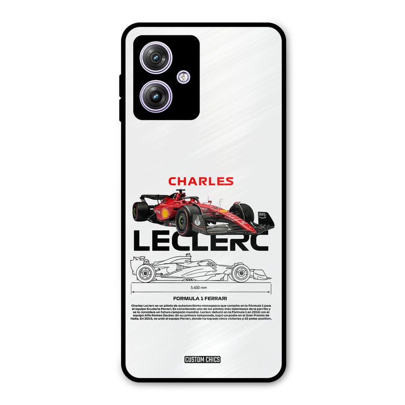 LECLERC Red Moto G54 Mobile Back Cover - Car&Bike PrintShield Case