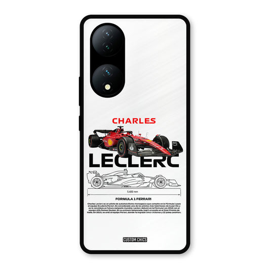 LECLERC Red Vivo Y100A Mobile Back Cover - Car&Bike PrintShield Case