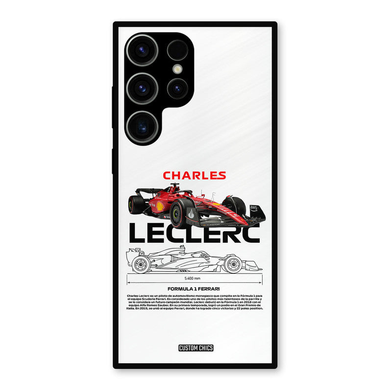 LECLERC Red Samsung Galaxy S23 Ultra Mobile Back Cover - Car&Bike PrintShield Case