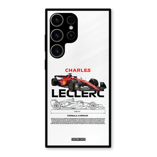 LECLERC Red Samsung Galaxy S23 Ultra Mobile Back Cover - Car&Bike PrintShield Case