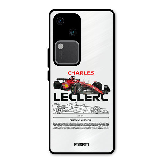 LECLERC Red Vivo V30 Mobile Back Cover - Car&Bike PrintShield Case