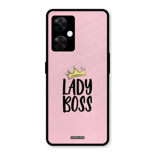 Lady Boss OnePlus Nord CE 3 Lite Mobile Back Cover - Cute PrintShield Case