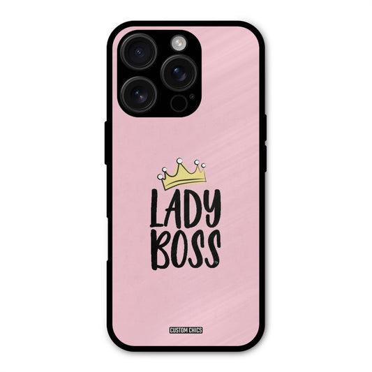 Lady Boss iPhone 16 Pro Max Mobile Back Cover - Cute PrintShield Case