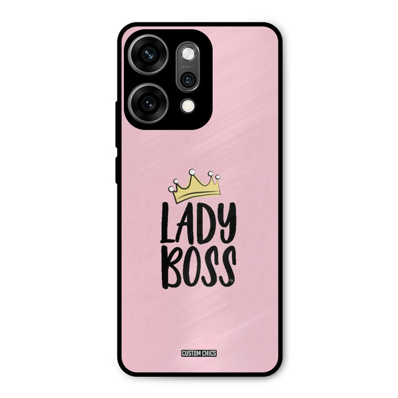 Lady Boss Oppo Reno 14 Pro Mobile Back Cover - Cute PrintShield Case