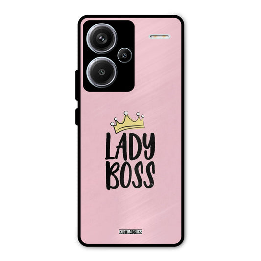 Lady Boss Redmi Note 13 Pro Plus Mobile Back Cover - Cute PrintShield Case