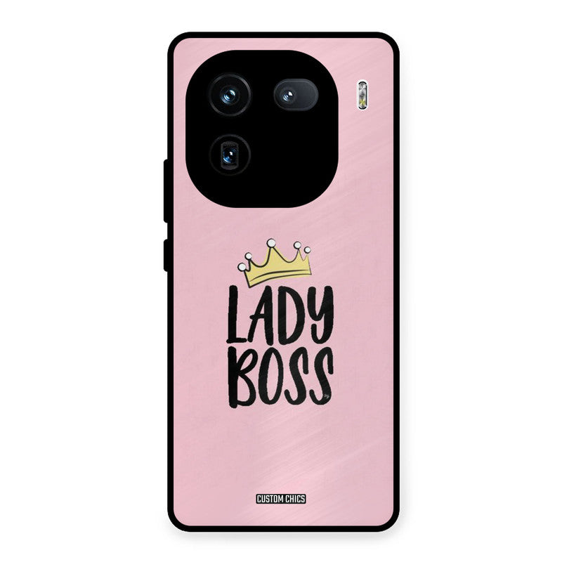 Lady Boss iQOO 12 Mobile Back Cover - Cute PrintShield Case