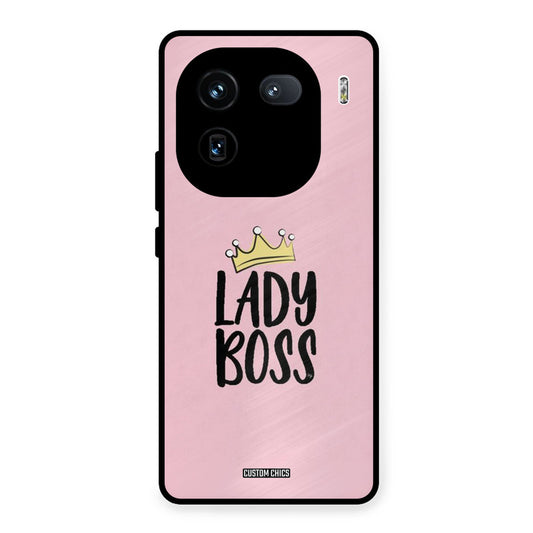 Lady Boss iQOO 12 Mobile Back Cover - Cute PrintShield Case