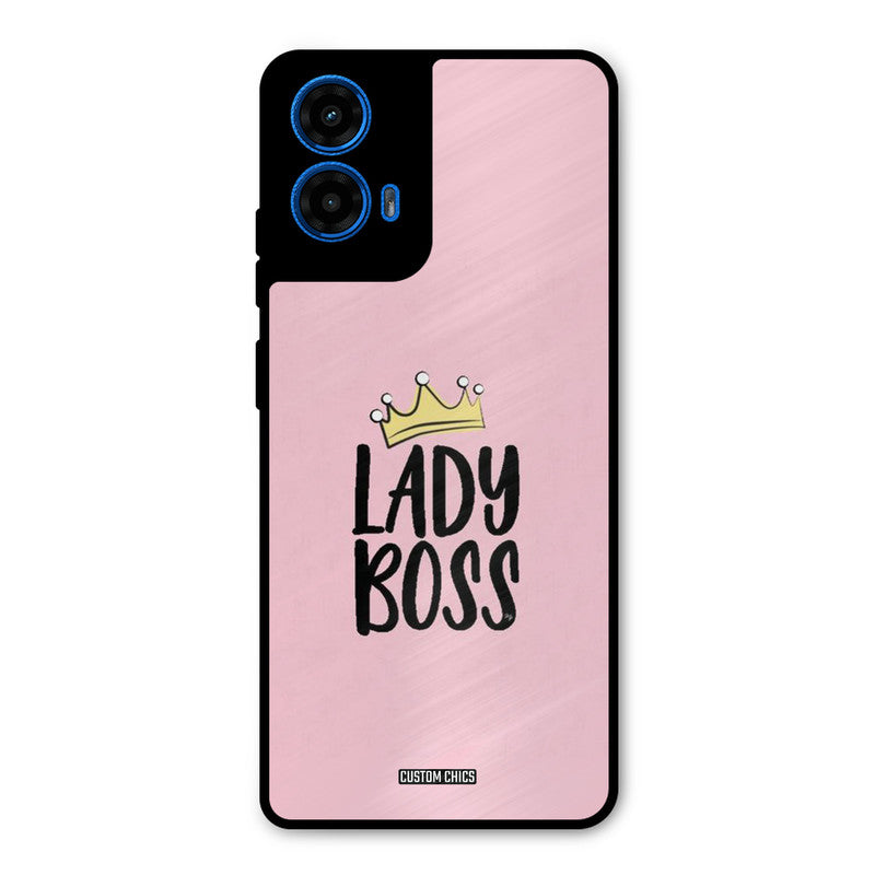 Lady Boss Moto G45 Mobile Back Cover - Cute PrintShield Case