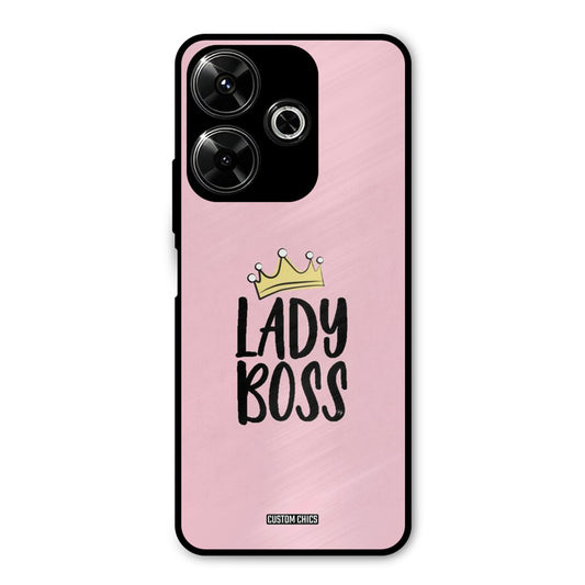 Lady Boss Redmi 13 5G Mobile Back Cover - Cute PrintShield Case