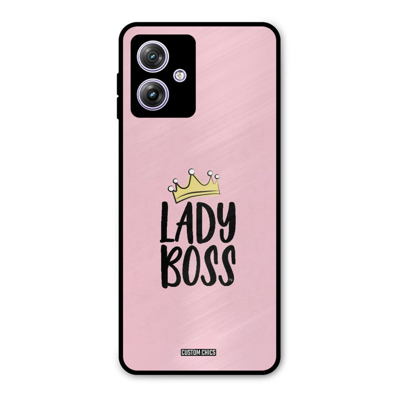 Lady Boss Moto G54 Mobile Back Cover - Cute PrintShield Case