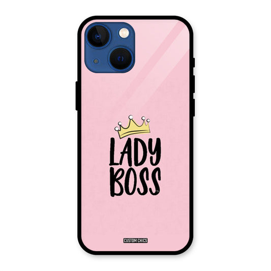 Lady Boss iPhone 13 Mini Mobile Back Cover - Cute PrintShield Case