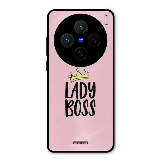 Lady Boss Vivo X200 Mobile Back Cover - Cute PrintShield Case