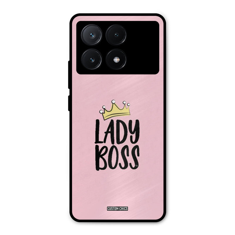Lady Boss Poco X6 Pro Mobile Back Cover - Cute PrintShield Case