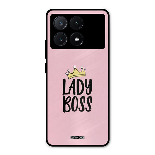Lady Boss Poco X6 Pro Mobile Back Cover - Cute PrintShield Case