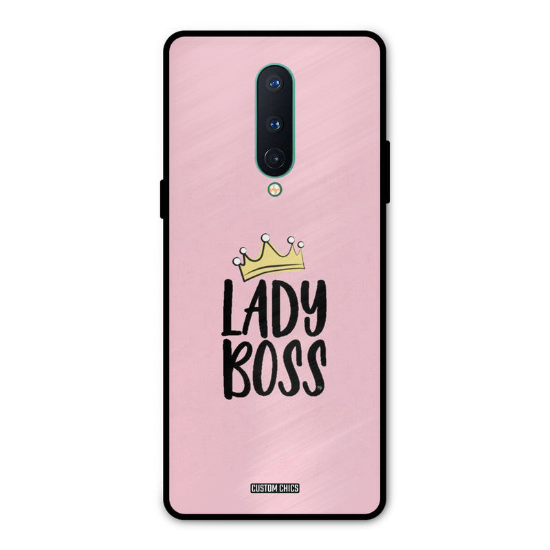 Lady Boss Oneplus 8 Mobile Back Cover - Cute PrintShield Case