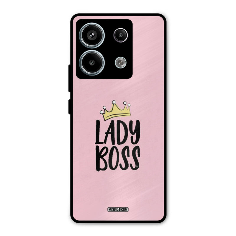 Lady Boss Redmi Note 13 Pro 5G Mobile Back Cover - Cute PrintShield Case