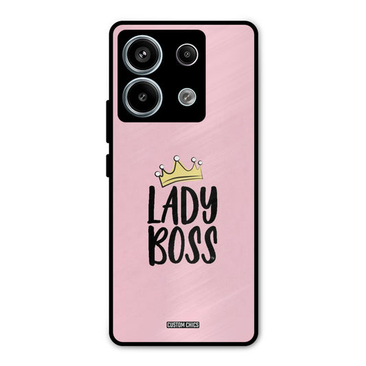 Lady Boss Redmi Note 13 Pro 5G Mobile Back Cover - Cute PrintShield Case