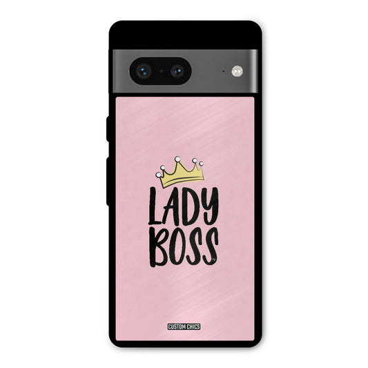 Lady Boss Google Pixel 7 Mobile Back Cover - Cute PrintShield Case